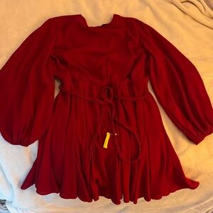 Premier Amour Vibrant Red Top